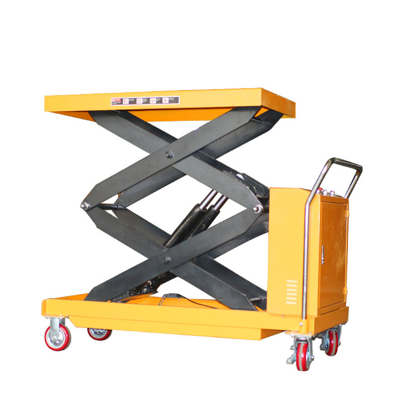 battery operated scissor lift table , pallet lift table with