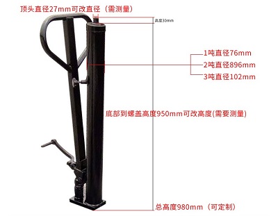 Manual stacker cylinders